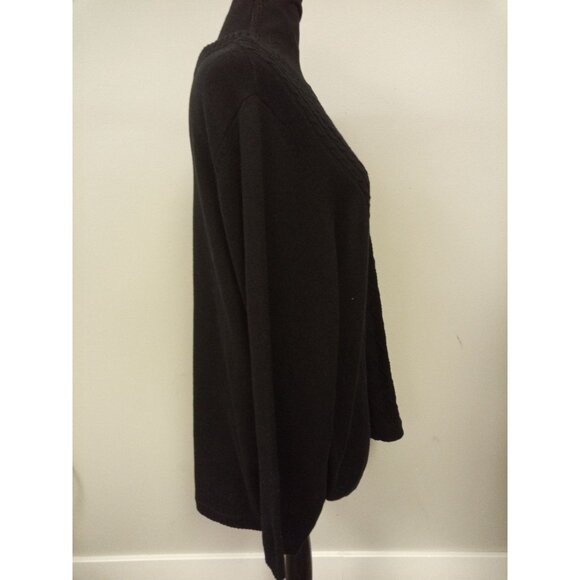 NWT Charter Club Women's Black Crewneck Sweater Size 2X - Picture 4 of 10